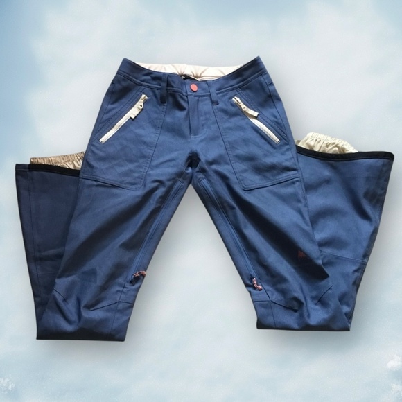 Burton Vida Stretch Denim Snowboarding/Ski Pants - Picture 8 of 16